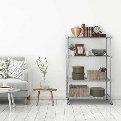 Seville Classics 4-Tier NSF Steel Shelving