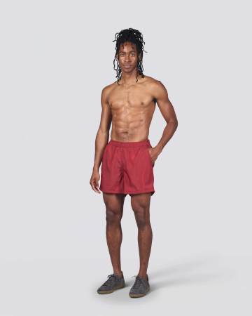 Bather Iridescent Crimson Modern Trunk