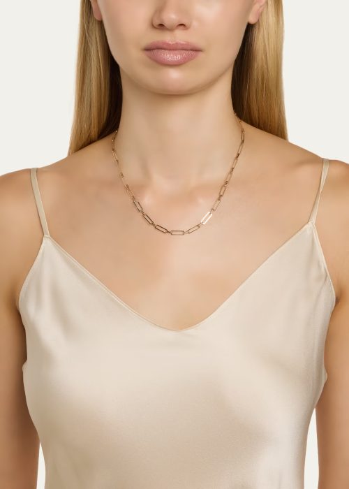 Lana 14K Paperclip Chain Necklace