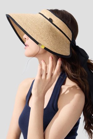 Beneunder Twist - Roll-Up Sun Straw Hat UPF50+